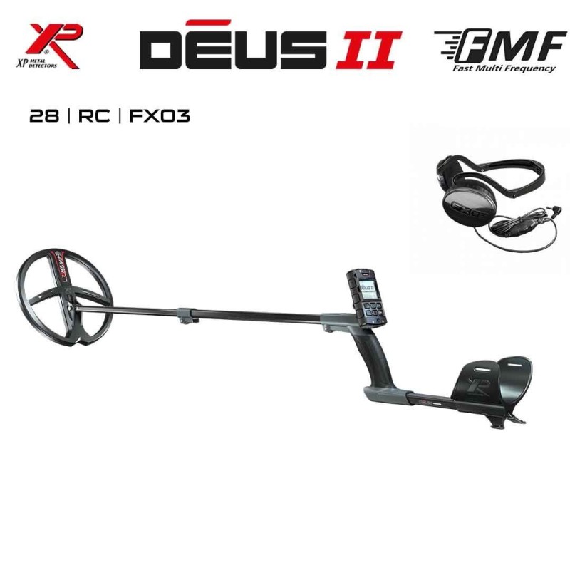 Deus 2 Dedektör - 28cm FMF Başlık, Ana Kontrol Ünitesi, FX03 Kulaklık-XP