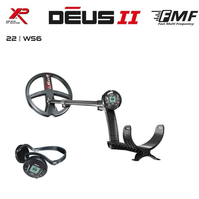 Deus 2 Dedektör - 22,5cm FMF Başlık, WS6 Master-XP