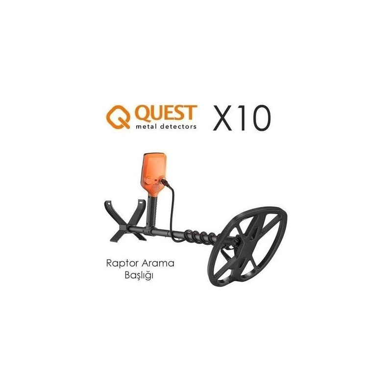 Quest X10 Define Dedektörü - 33cm Başlıklı