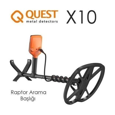 Quest X10 Define Dedektörü - 33cm Başlıklı