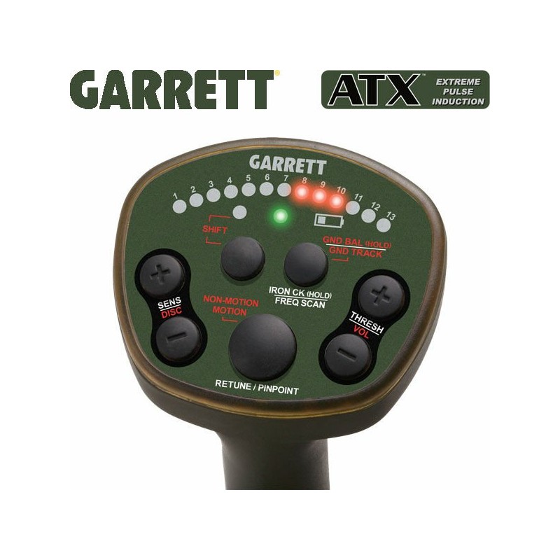 Garrett ATX Deepseeker - 20'' (50 cm) Deepseeker ve 10''x12'' DD Açık Tip Başlıklı-Garrett