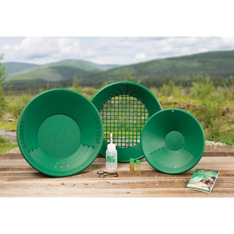 Gold Pan Kit Altın Eleme Seti ( 3'lü )-Garrett Gold Pan Kit Altın Eleme Seti ( 3'lü )-Garrett