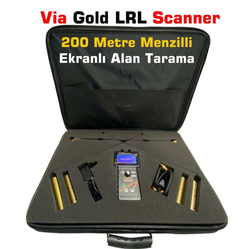 Via Gold Lrl Scanner Alan Tarama Cihazı-Aziz Dedektör Via Gold Lrl Scanner Alan Tarama Cihazı-Aziz Dedektör