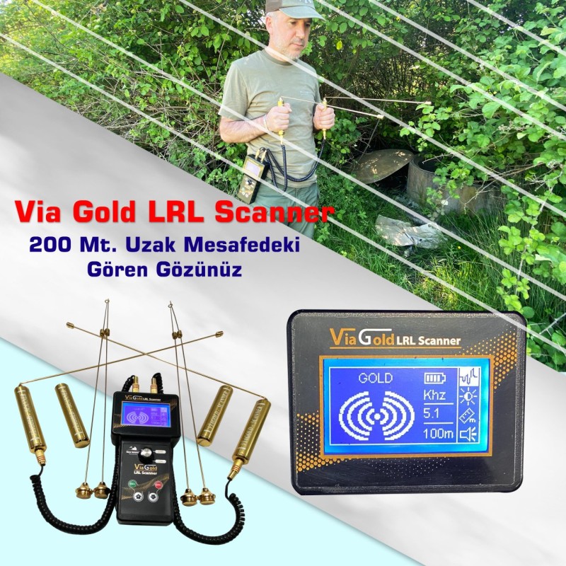Via Gold Lrl Scanner Alan Tarama Cihazı-Aziz Dedektör Via Gold Lrl Scanner Alan Tarama Cihazı-Aziz Dedektör